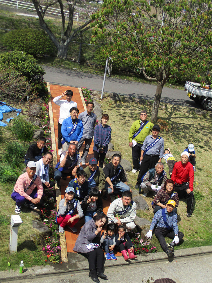 児童福祉施設「別府平和園」奉仕作業