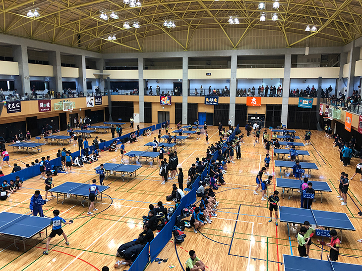 第40回新世代のための青少年卓球大会を開催しました。（熊本東RC）