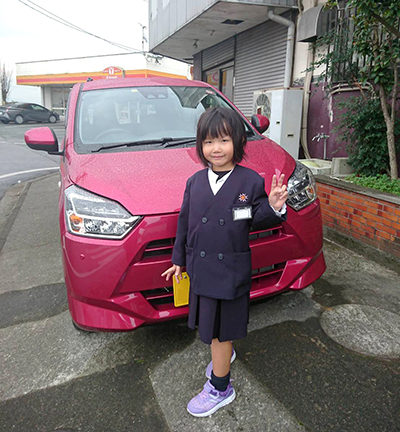 地区大会抽選会ダイハツ車が納車されました