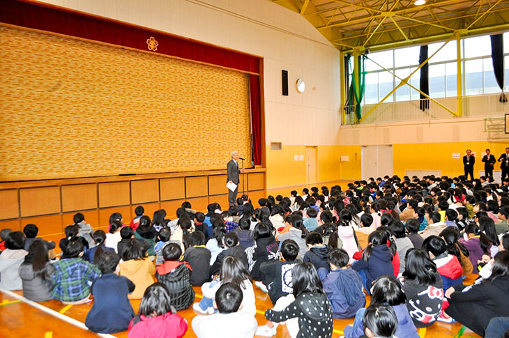 令和元年度第7回日出町小中学校善行表彰（日出RC）