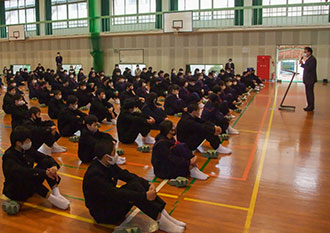 第８回　日出町小中学生善行表彰（日出RC）