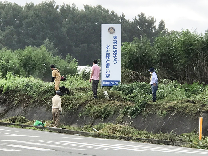 清掃活動（熊本菊南RC）